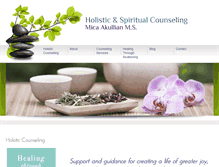 Tablet Screenshot of holistichealth-counseling.com